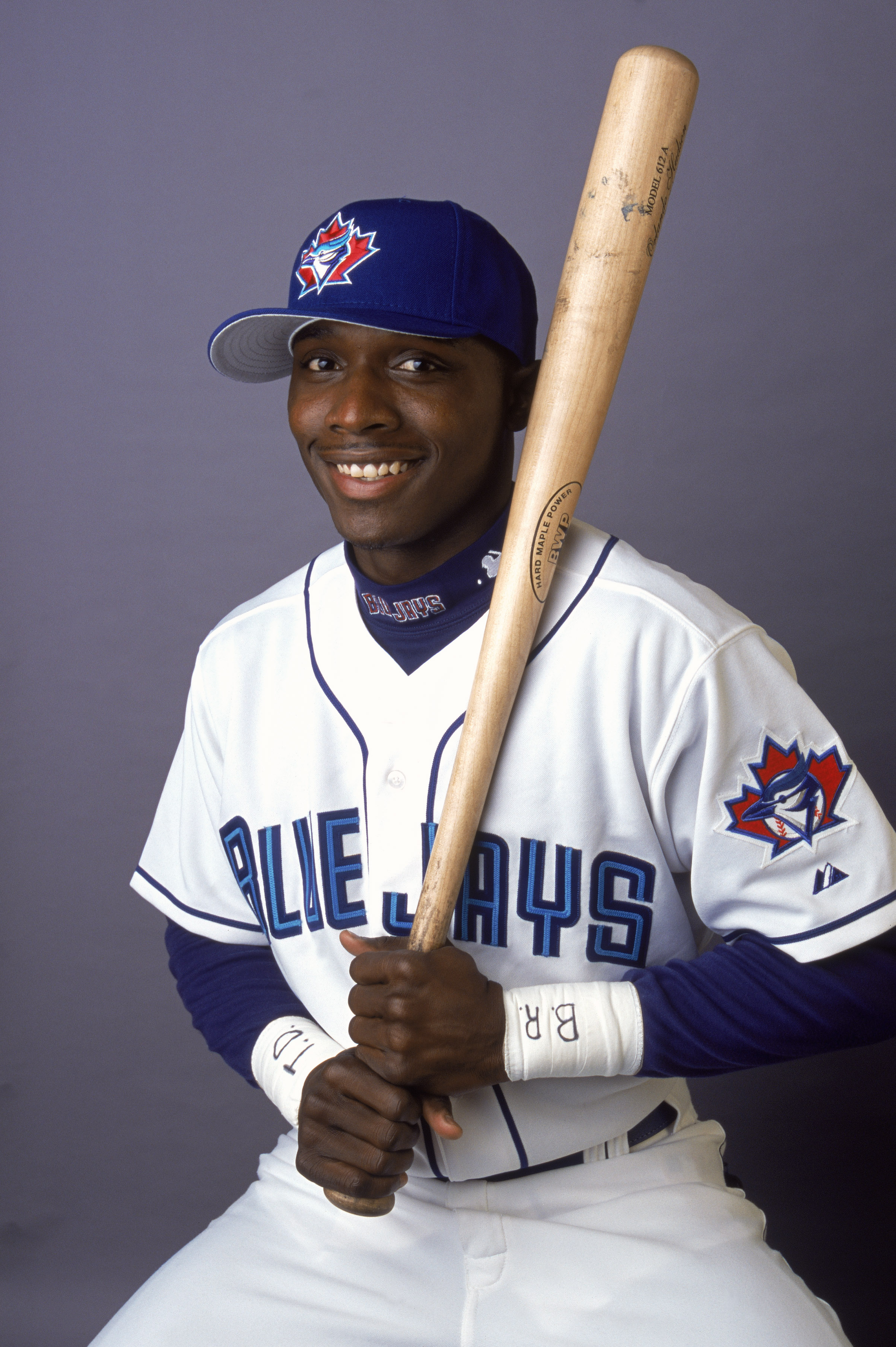 Orlando Hudson poses for a studio.